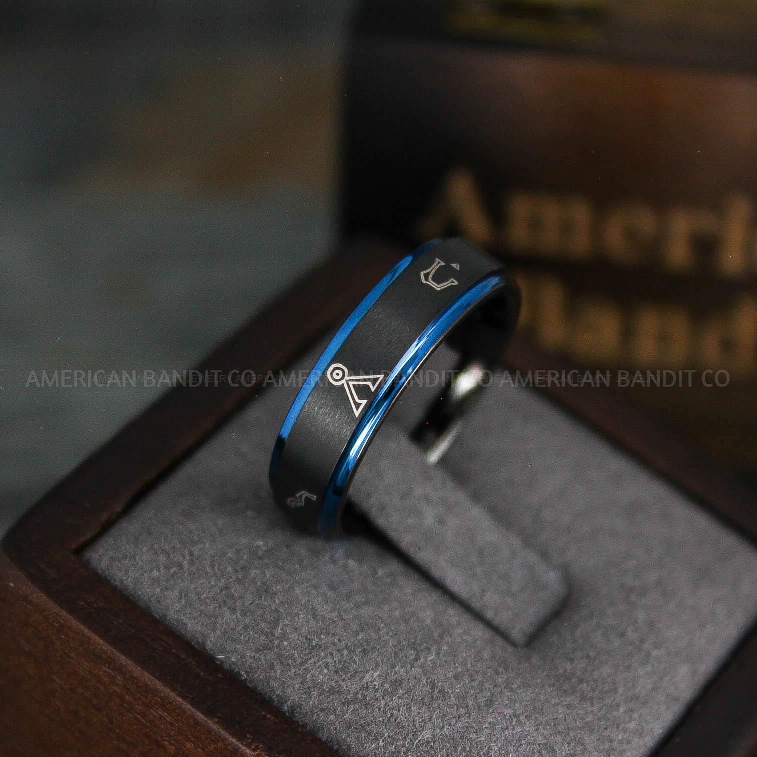 IMG_5470 Stargate Ring, Stargate Earth Ring, Stargate Jewelry, Stargate Wedding Band, Stargate Wedding Ring - Image 1