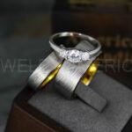 Damascus Steel Rings, Damascus Steel Wedding Rings, Damascus Steel Wedding Bands, Silver Wedding Rings, Silver Damascus Steel Wedding Rings