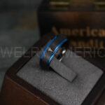 Nurse Ring, Licensed Practical Nurses Ring, LPN Nurse Wedding Band, LPN Nurse Jewelry, Nurse Jewelry, Black Wedding Band