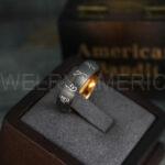 Stargate Ring, Stargate Earth Ring, Stargate Jewelry, Stargate Wedding Band, Stargate Wedding Ring