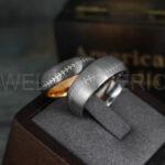 Baseball Rings, Baseball Wedding Rings, Baseball Wedding Bands, Gunmetal Baseball Rings, Gunmetal Wedding Bands, Gunmetal Baseball Wedding Bands, Baseball Jewelry