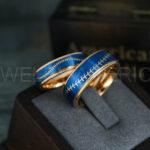 Baseball Ring, Baseball Wedding Ring, Baseball Wedding Band, Rose Gold Baseball Ring, Rose Gold Wedding Band, Rose Gold Baseball Wedding Band, Baseball Jewelry - Image 2