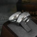 Baseball Ring, Baseball Wedding Ring, Baseball Wedding Band, Silver Baseball Ring, Silver Wedding Band, Silver Baseball Wedding Band, Baseball Jewelry - Image 2