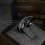 Baseball Ring, Baseball Wedding Ring, Baseball Wedding Band, Black Baseball Ring, Black Wedding Band, Black Baseball Wedding Band, Baseball Jewelry