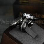 Baseball Rings, Baseball Wedding Rings, Baseball Wedding Bands, Black Rings, Black Wedding Bands, Black Baseball Wedding Bands, Baseball Jewelry