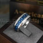 Damascus Steel Ring, Damascus Steel Wedding Band, Damascus Steel Jewelry, Damascus Steel Wedding Ring