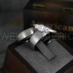 Couple Rings, Couple Wedding Bands, Silver Wedding Bands, Silver Wedding Rings