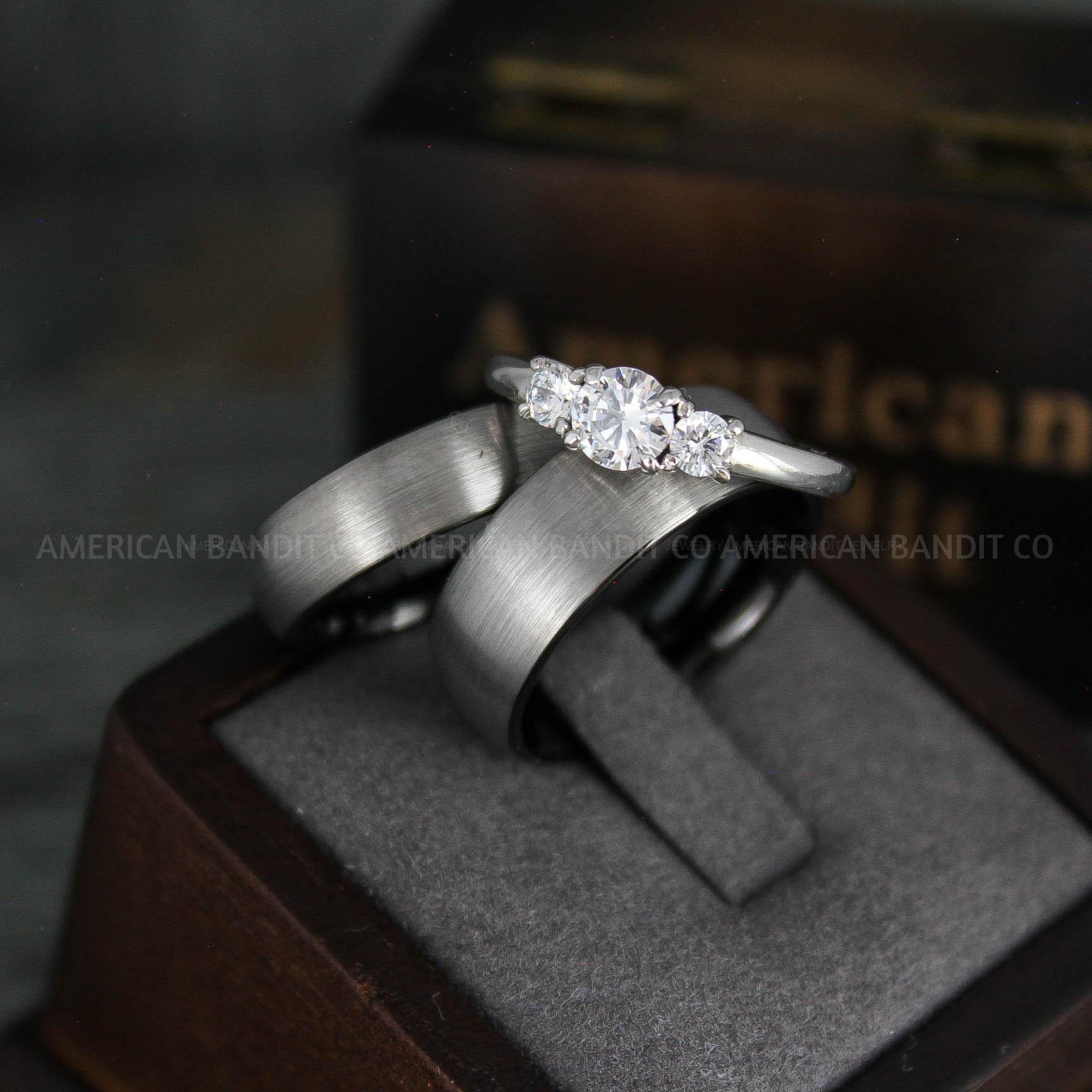 IMG_5600 Couple Rings, Couple Wedding Bands, Silver Wedding Bands, Silver Wedding Rings - Image 1