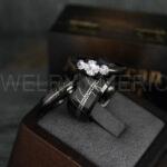 Elvish Rings, Elvish Wedding Rings, Elvish Wedding Bands, Elvish Jewelry, Black Wedding Rings