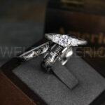 Simply Meant To Be Rings, Black Wedding Bands, Black Wedding Rings, Couple Rings, Couple Jewelry, His and Her Rings, Matching Rings Couple Wedding Ring Couple Jewelry