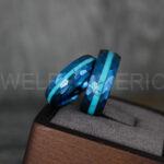 Turquoise Rings, Turquoise Wedding Rings, Turquoise Wedding Bands, Turquoise Jewelry, Blue Wedding Rings, Blue Wedding Bands, Turquoise Rings - Image 2