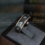 Fly Fishing Ring, Fly Fishing Lure Ring, Lure Ring, Fishing Jewelry, Fishing Ring, Fish Hook Ring, Hunting Ring, Fish Hooks Wedding Band