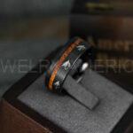 Fly Fishing Ring, Fly Fishing Lure Ring, Lure Ring, Fishing Jewelry, Fishing Ring, Fish Hook Ring, Hunting Ring, Fish Hooks Wedding Band