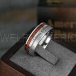 Elvish Ring, Elvish Wedding Ring, Elvish Wedding Band, Elvish Jewelry, Black Wedding Ring - Image 3