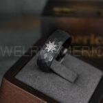 Sun and Moon Rings, Sun and Moon Wedding Rings, Sun and Moon Wedding Bands, Sun and Moon Jewelry, Couple Rings, Matching Couple Rings - Image 4