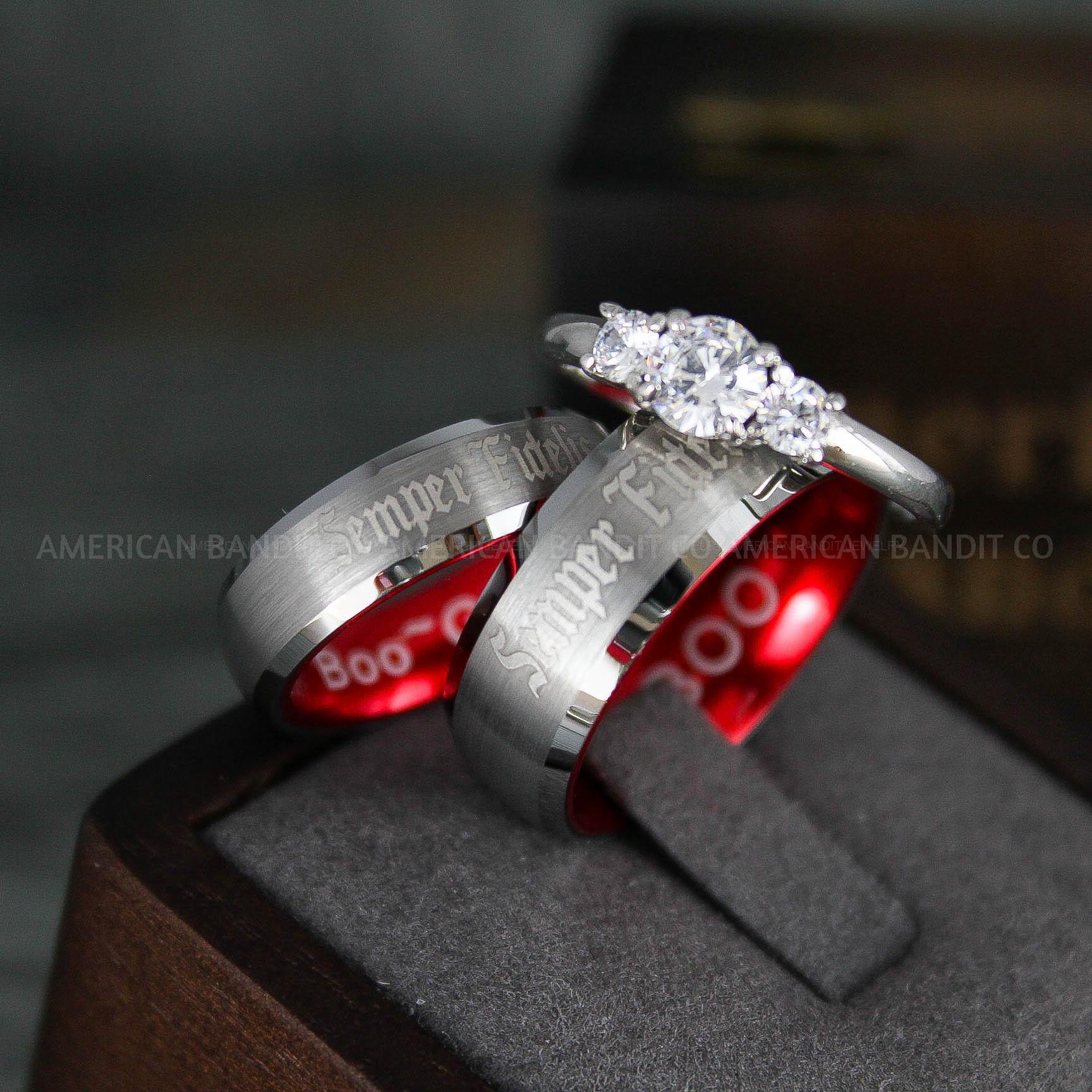 IMG_5771 Marines Rings, Semper Fidelis Rings, Marines Wedding Bands, Camo Rings, Army Rings, Military Rings, Military Jewelry, Army Couple, Army Wife, Army Husband - Image 1