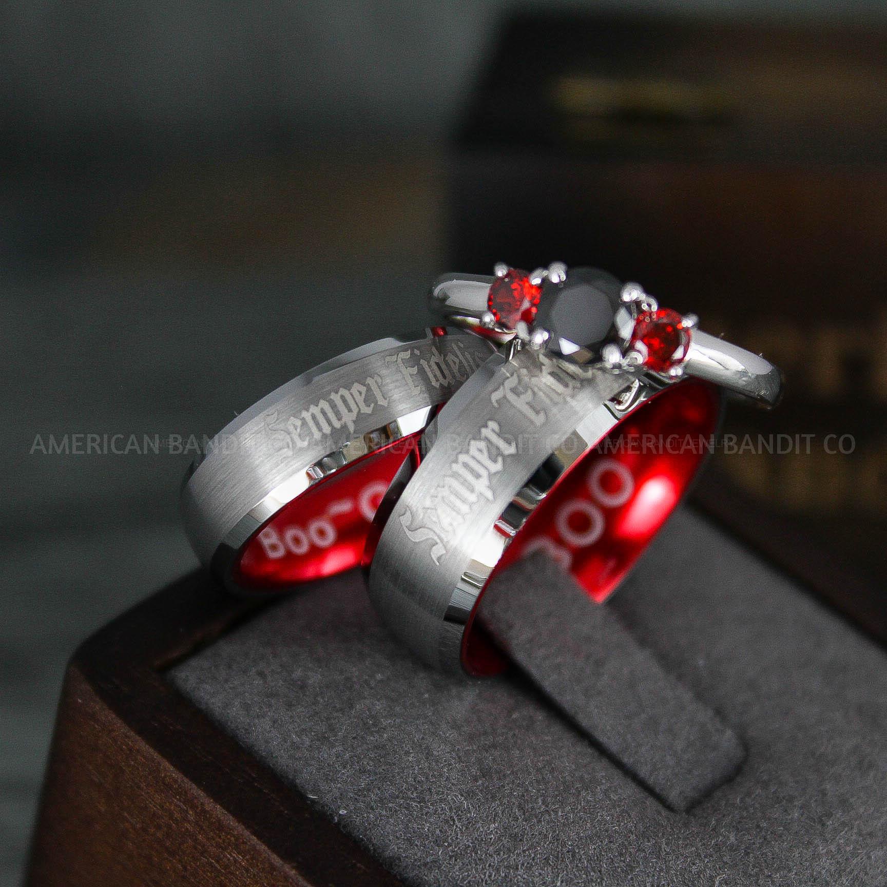 IMG_5773 Marines Rings, Semper Fidelis Rings, Marines Wedding Bands, Camo Rings, Army Rings, Military Rings, Military Jewelry, Army Couple, Army Wife, Army Husband - Image 1