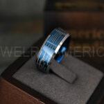 Circuit Board Ring, Circuit Board Wedding Band, Gamer Ring, Gamer Wedding Band