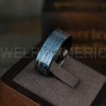 Circuit Board Ring, Circuit Board Wedding Band, Gamer Ring, Gamer Wedding Band