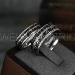 Barb Wire Ring, Barbed Wire Ring, Barb Wire Wedding Ring, Couple Rings, Biker Rings - Image 3