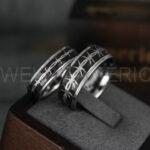 Barb Wire Ring, Barbed Wire Ring, Barb Wire Wedding Ring, Couple Rings, Biker Rings - Image 2