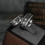 Sun and Moon Rings, Sun and Moon Wedding Rings, Sun and Moon Wedding Bands, Sun and Moon Jewelry, Couple Rings, Matching Couple Rings - Image 2