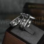 Sun and Moon Rings, Sun and Moon Wedding Rings, Sun and Moon Wedding Bands, Sun and Moon Jewelry, Couple Rings, Matching Couple Rings