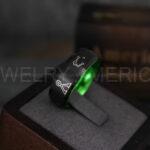 Stargate Ring, Stargate Earth Ring, Stargate Jewelry, Stargate Wedding Band, Stargate Wedding Ring