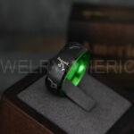 Stargate Ring, Stargate Earth Ring, Stargate Jewelry, Stargate Wedding Band, Stargate Wedding Ring - Image 2