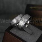 Ride or Die Rings, Ride or Die, Ride or Die Wedding Rings, Ride or Die Wedding Bands, Silver Wedding Rings, Silver Wedding Bands, Biker Rings - Image 2
