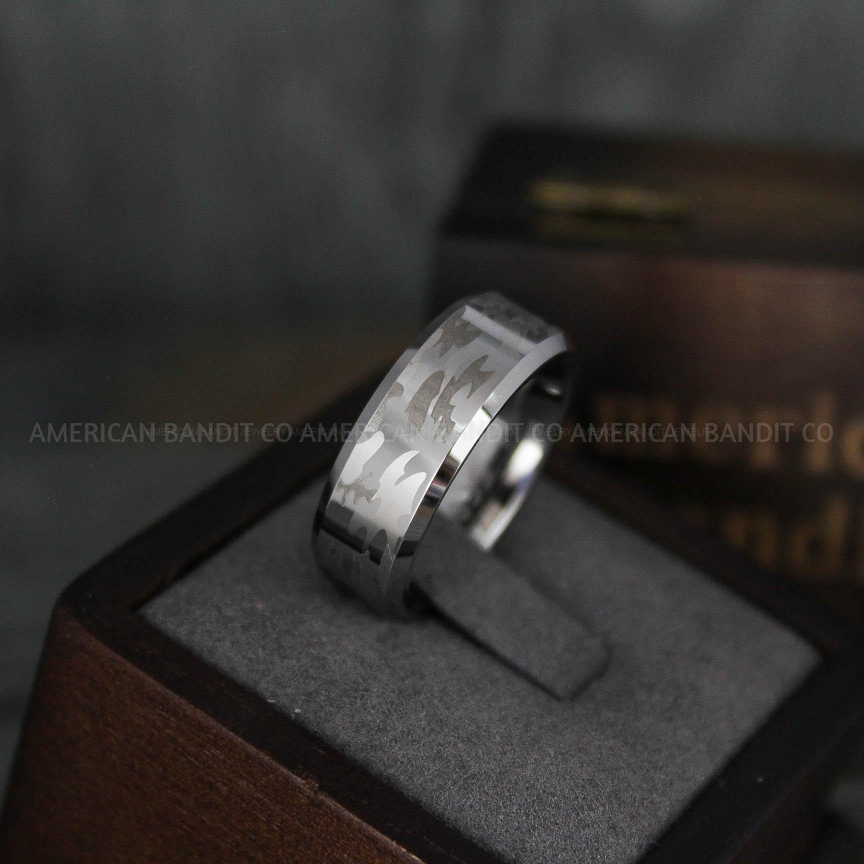 IMG_5866 American Flag Rings, Camo Rings, Army Rings, Military Ring, Military Jewelry, Army Couple, Army Wife, Army Husband, Military Wife - Image 1