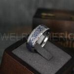 Vikings Rings, Dragon Rings, Dragon Scroll Rings, Vikings Wedding Bands, Silver Wedding Bands - Image 5