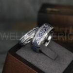 Vikings Rings, Dragon Rings, Dragon Scroll Rings, Vikings Wedding Bands, Silver Wedding Bands - Image 3