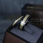 Vikings Rings, Dragon Rings, Dragon Scroll Rings, Vikings Wedding Bands, Black Wedding Bands - Image 2