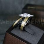 Vikings Rings, Dragon Rings, Dragon Scroll Rings, Vikings Wedding Bands, Black Wedding Bands