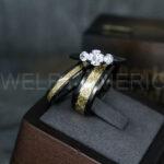 Vikings Rings, Dragon Rings, Dragon Scroll Rings, Vikings Wedding Bands, Black Wedding Bands