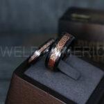 Vikings Rings, Dragon Rings, Dragon Scroll Rings, Vikings Wedding Bands, Black Wedding Bands - Image 4