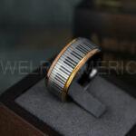 Piano Rings, Music Rings, Music Jewelry, Piano Keys Rings, Piano Jewelry, Musician Ring, Musician Jewelry - Image 4
