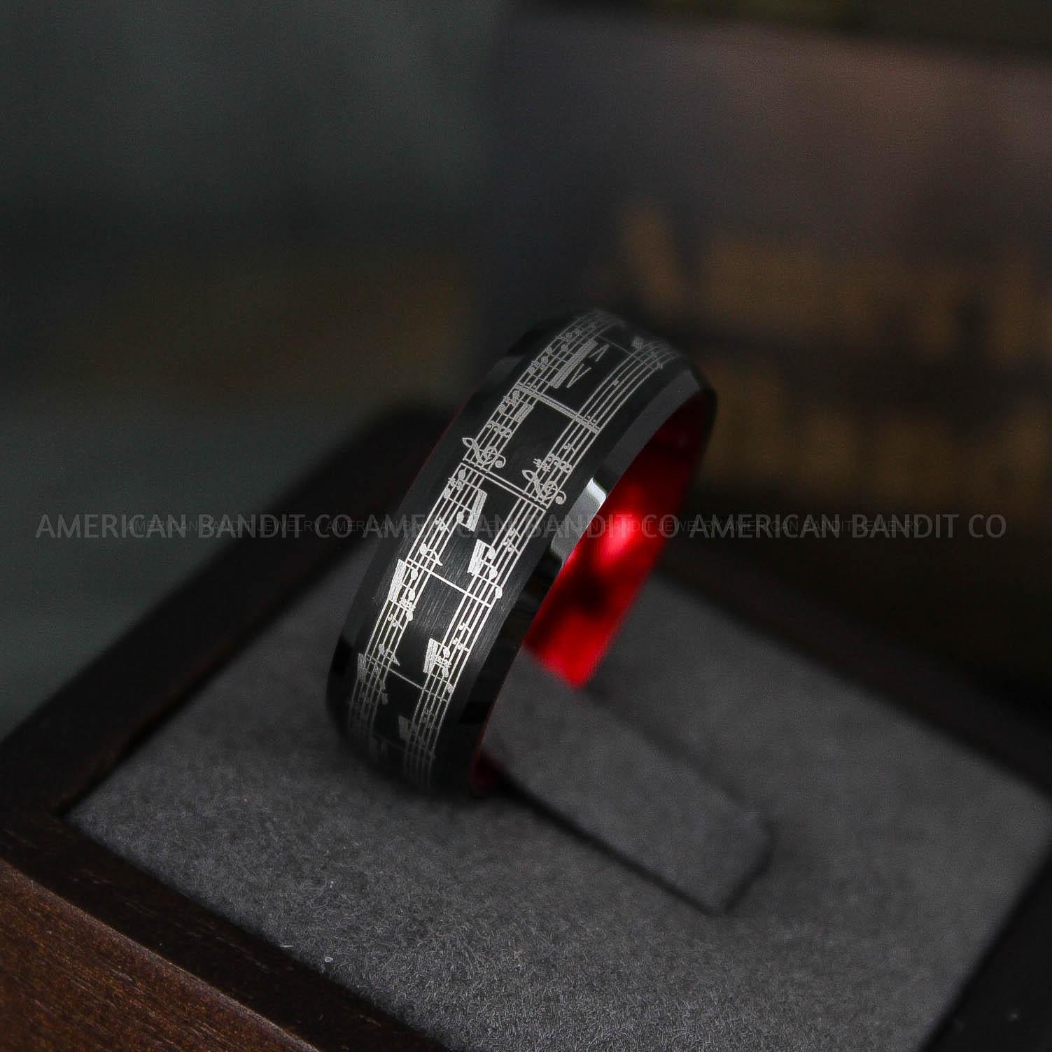 IMG_5899 Music Ring, Music Score Ring, Music Jewelry, Music Notes Ring, Piano Jewelry, Piano Ring, Guitar Ring, Musician Ring, Musician Jewelry - Image 1