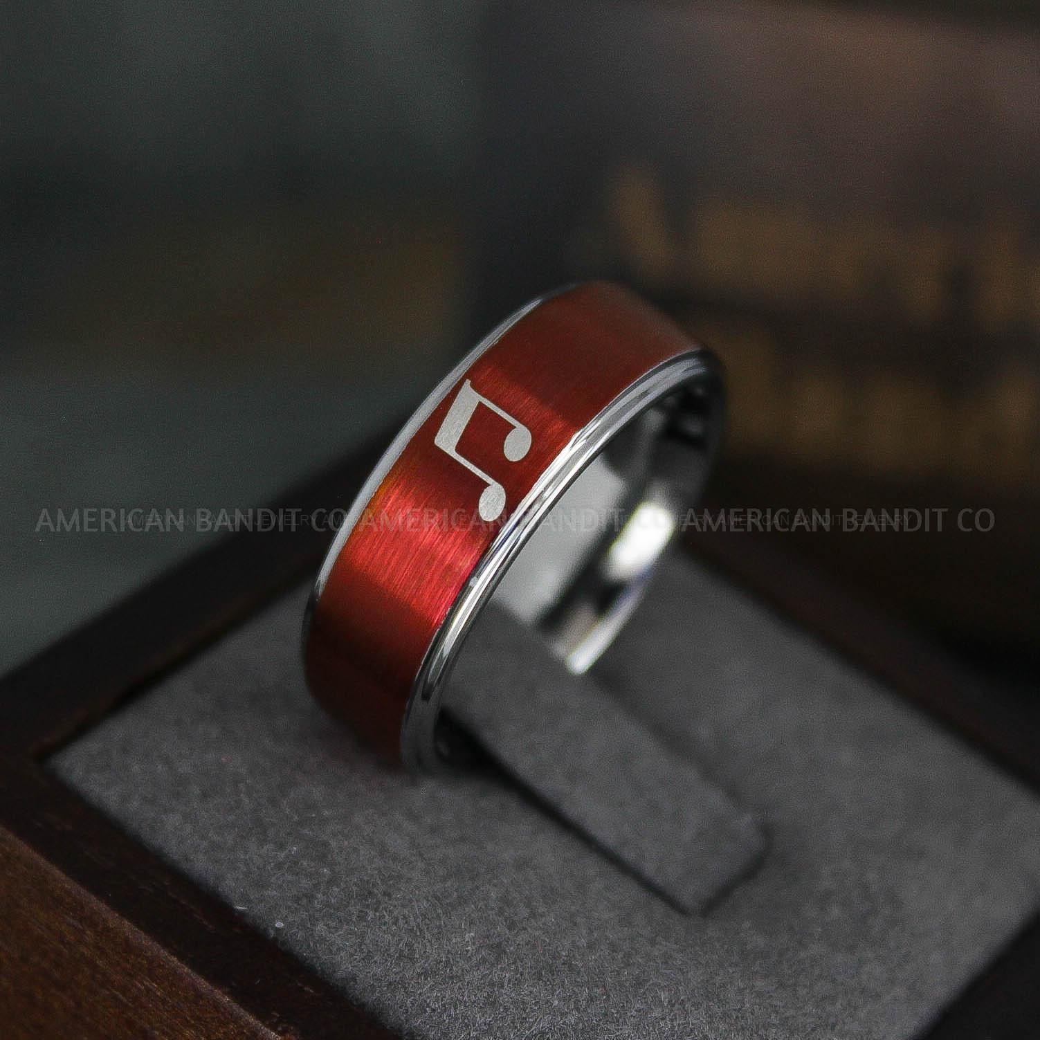 IMG_5901 Music Ring, Music Score Ring, Music Jewelry, Music Notes Ring, Piano Jewelry, Piano Ring, Guitar Ring, Musician Ring, Musician Jewelry - Image 1