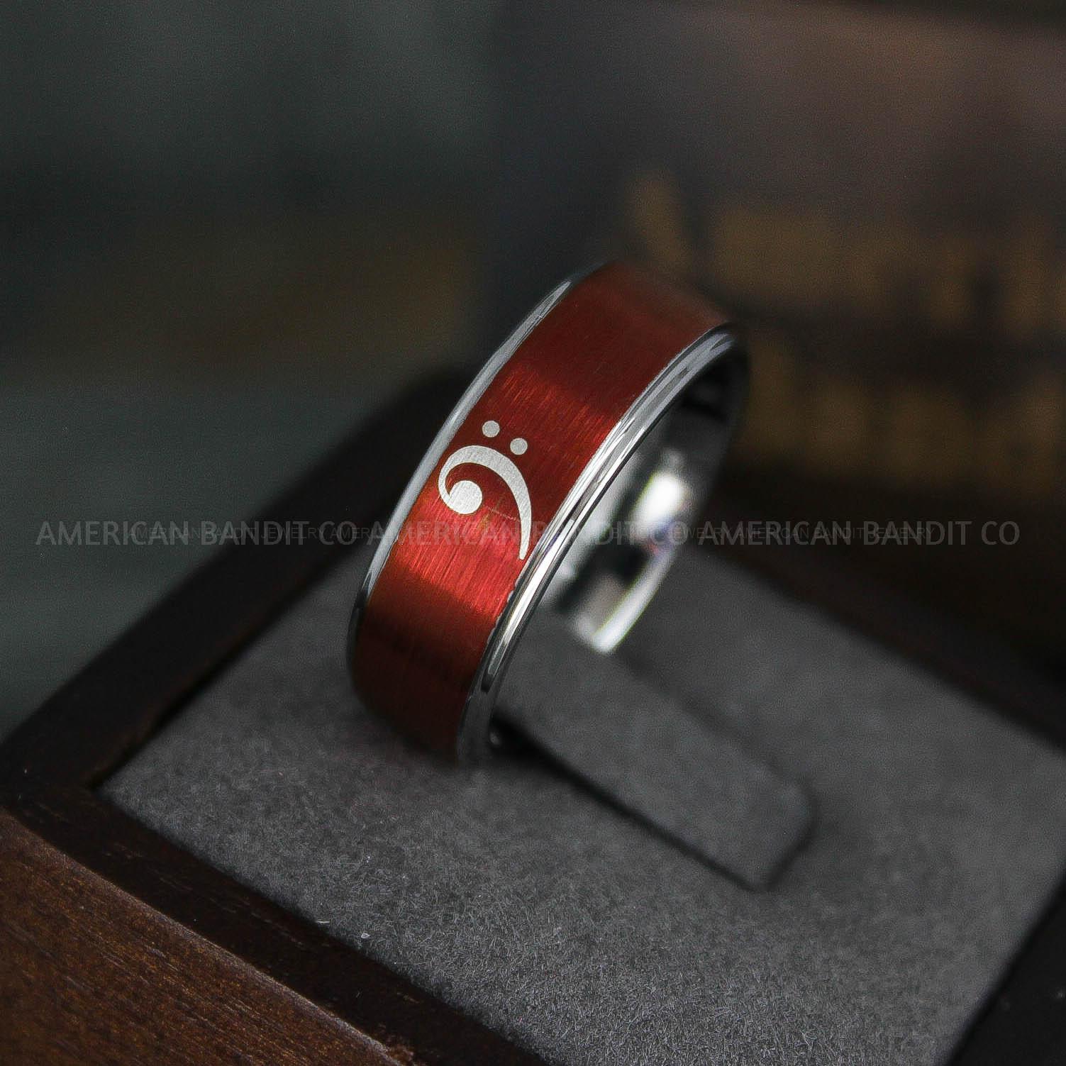 IMG_5902 Bass Clef Ring, Music Ring, Music Score Ring, Music Jewelry, Music Notes Ring, Piano Jewelry, Piano Ring, Guitar Ring, Musician Ring, Musician Jewelry - Image 1