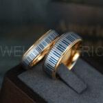 Piano Key Ring, Music Ring, Music Score Ring, Music Jewelry, Music Notes Ring, Piano Jewelry, Piano Ring, Guitar Ring, Musician Ring, Musician Jewelry