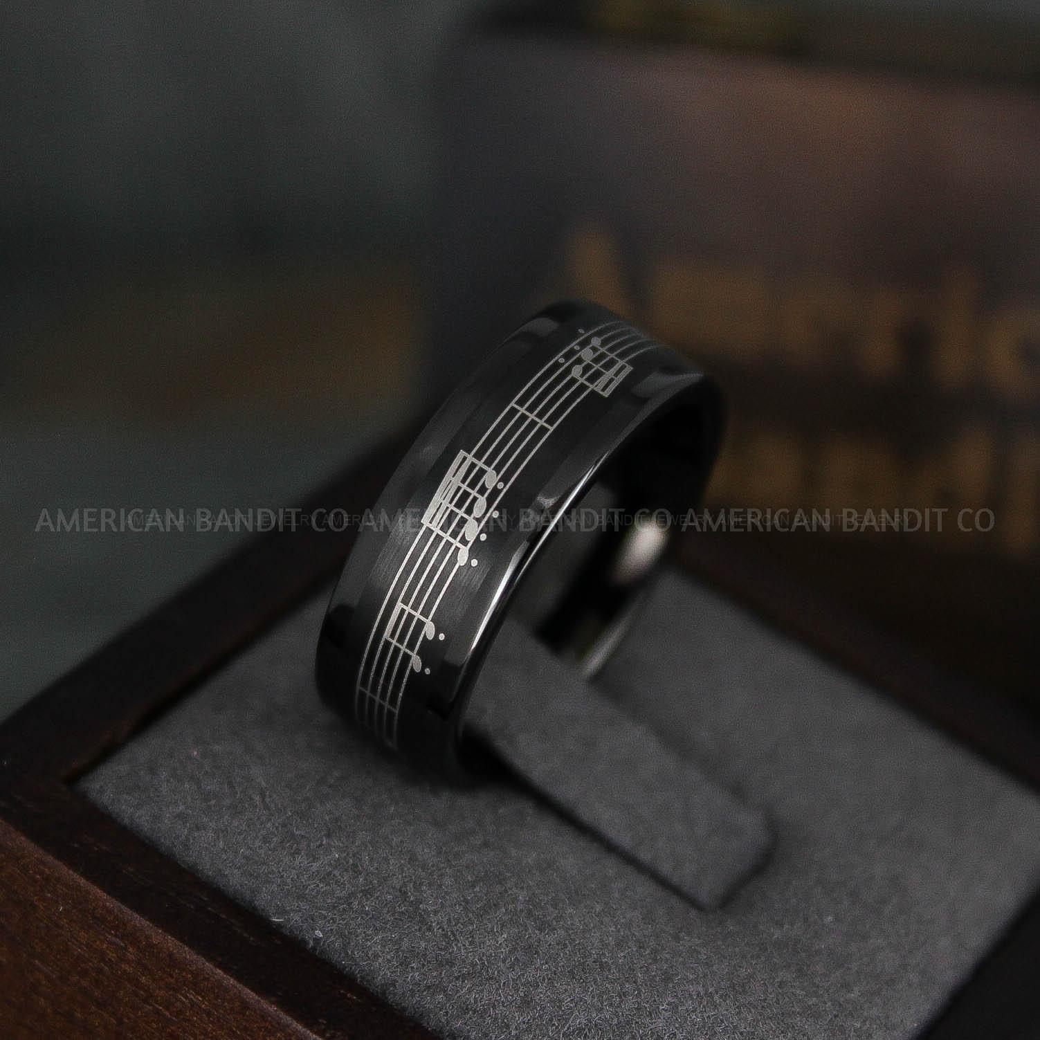 IMG_5921 Music Ring, Music Score Ring, Music Jewelry, Music Notes Ring, Piano Jewelry, Piano Ring, Guitar Ring, Musician Ring, Musician Jewelry - Image 1