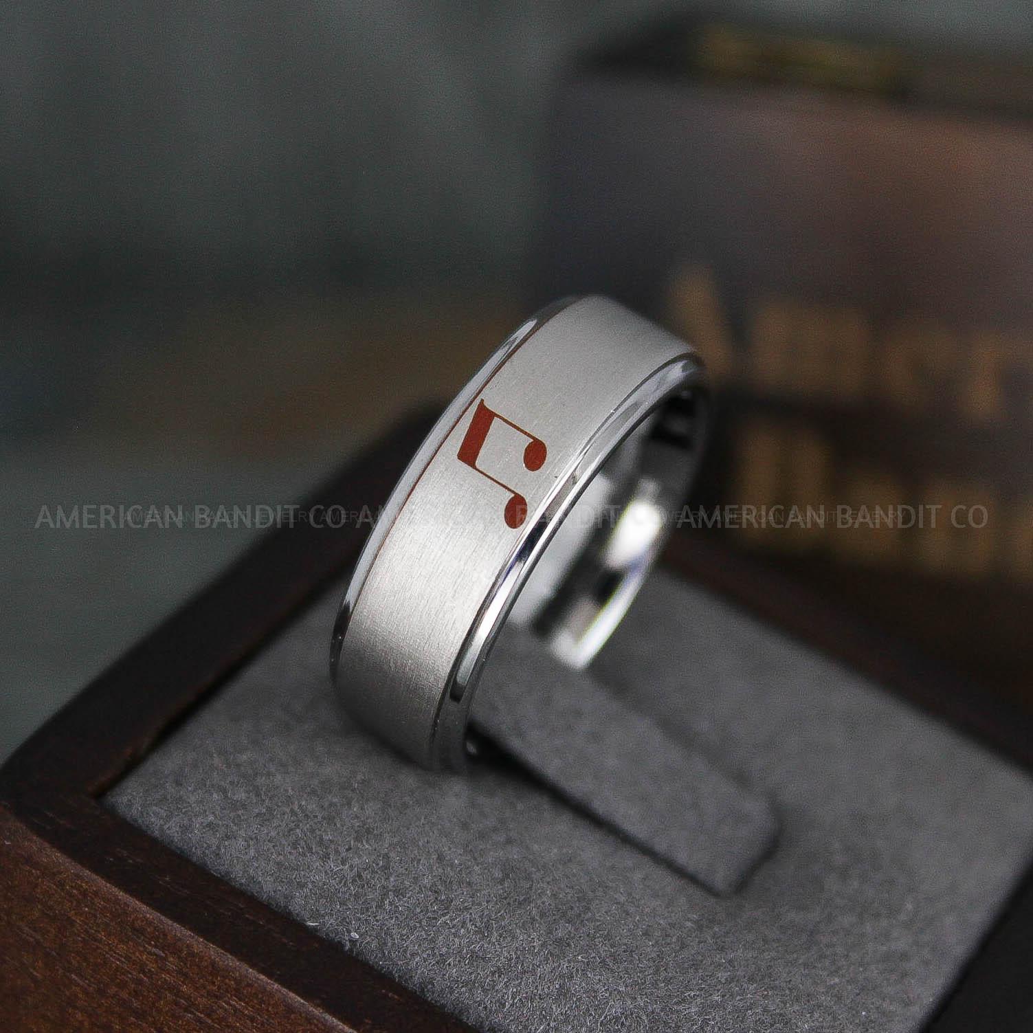 IMG_5936 Music Ring, Music Score Ring, Music Jewelry, Music Notes Ring, Piano Jewelry, Piano Ring, Guitar Ring, Musician Ring, Musician Jewelry - Image 1