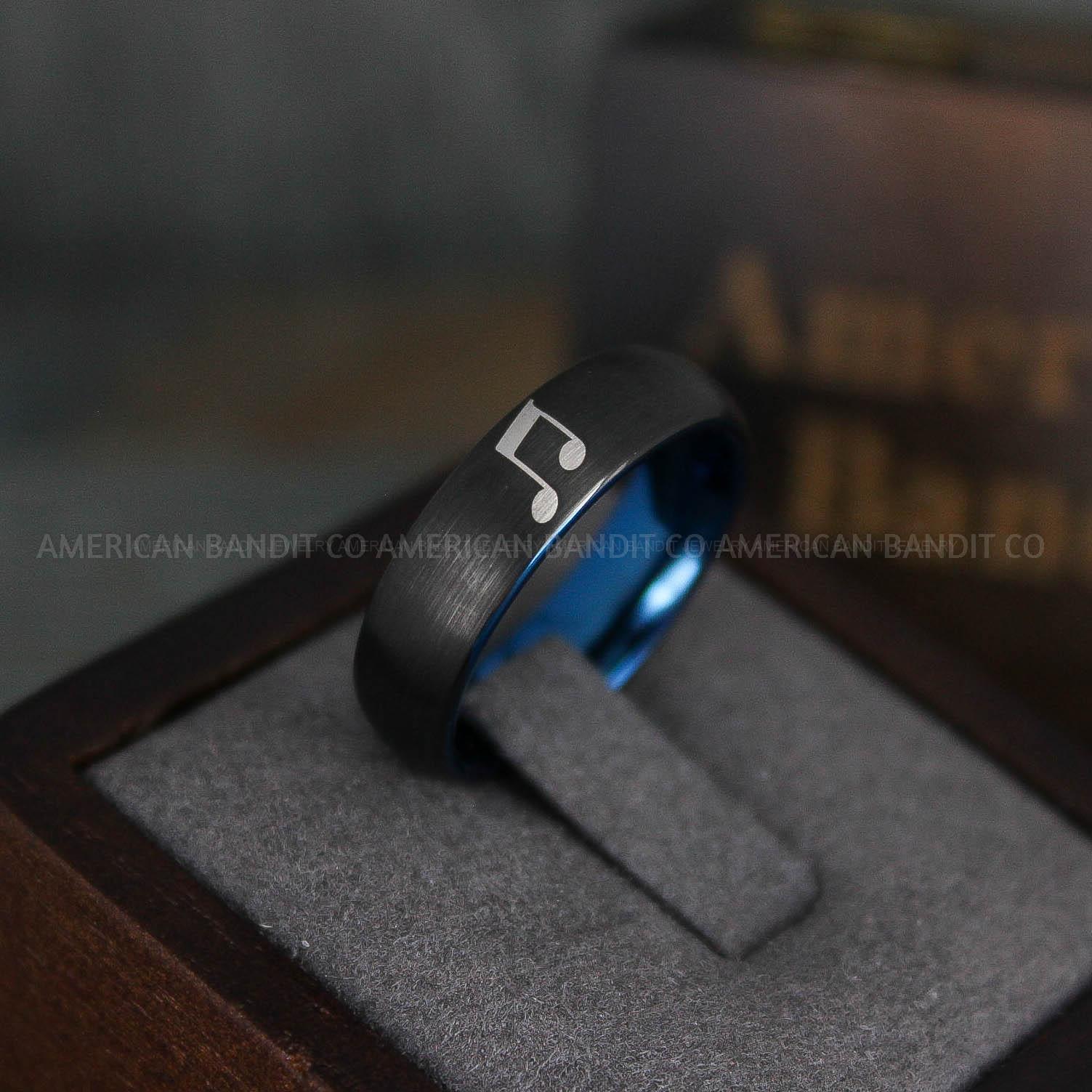 IMG_5939 Music Ring, Music Score Ring, Music Jewelry, Music Notes Ring, Piano Jewelry, Piano Ring, Guitar Ring, Musician Ring, Musician Jewelry - Image 1