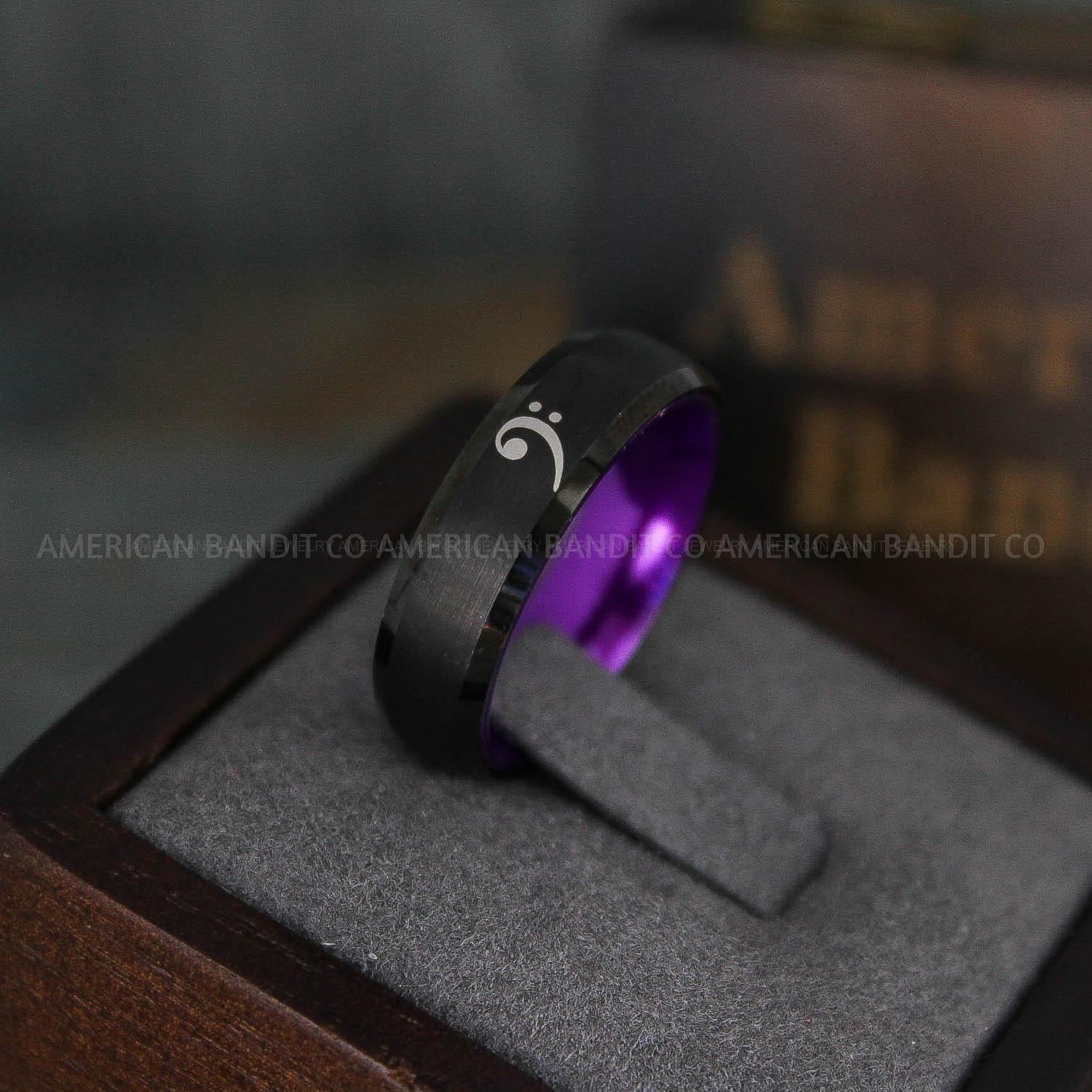 IMG_5942 Bass Clef Ring, Music Ring, Music Score Ring, Music Jewelry, Music Notes Ring, Piano Jewelry, Piano Ring, Guitar Ring, Musician Ring, Musician Jewelry - Image 1