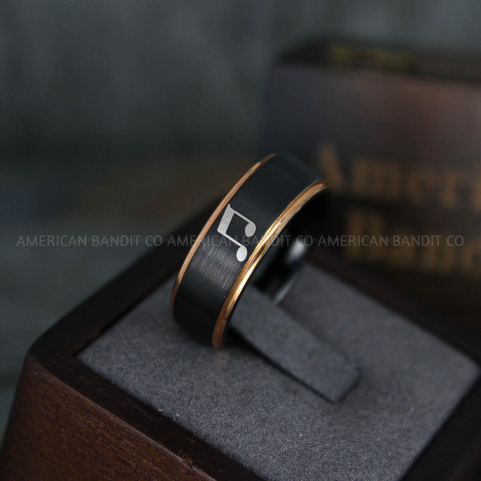 IMG_5944 Music Ring, Music Score Ring, Music Jewelry, Music Notes Ring, Piano Jewelry, Piano Ring, Guitar Ring, Musician Ring, Musician Jewelry - Image 1