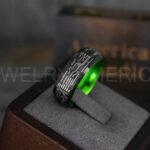Circuit Board Ring, Circuit Board Wedding Band, Gamer Ring, Gamer Wedding Band