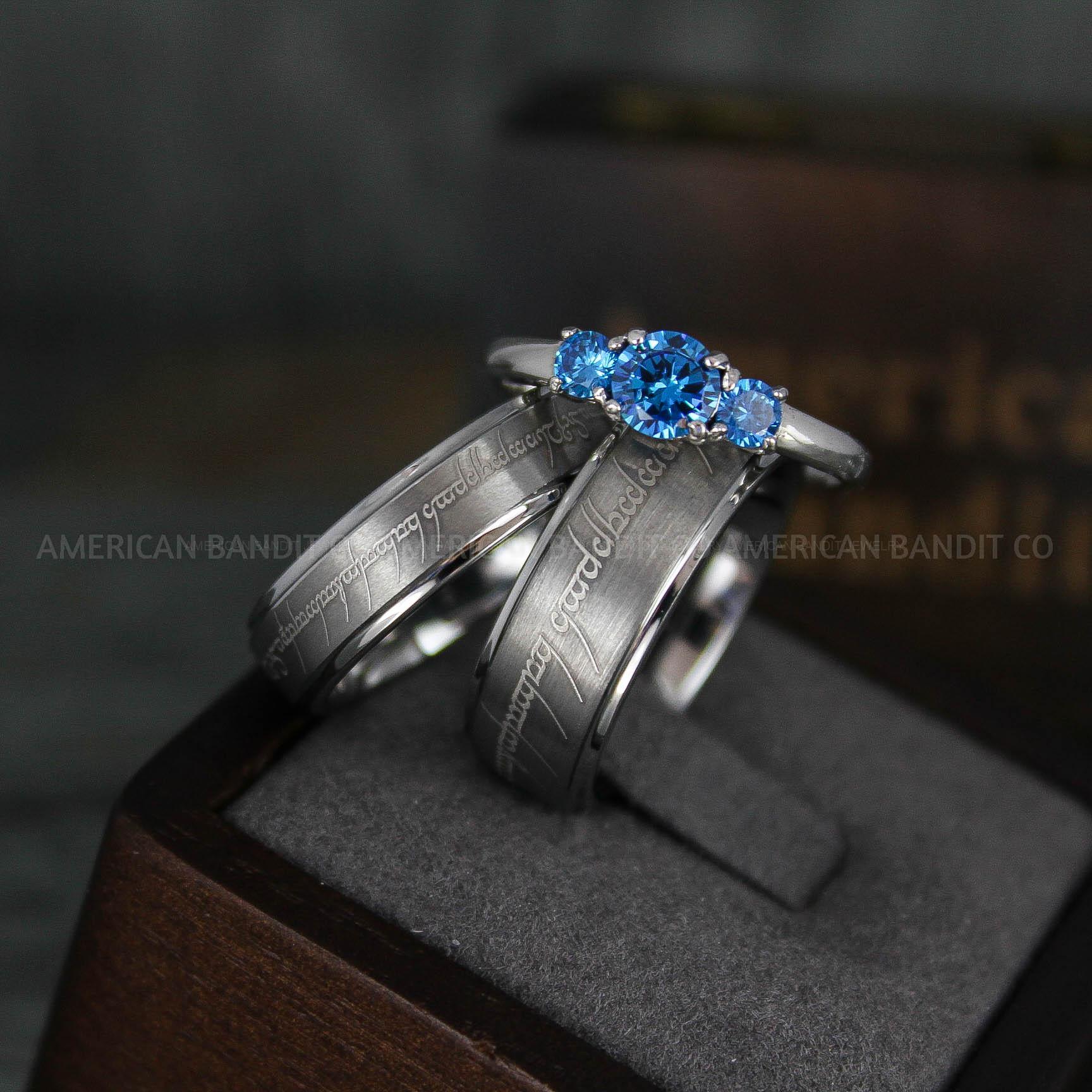 IMG_5980 Elvish Rings, Elvish Wedding Rings, Elvish Wedding Bands, Elvish Jewelry, Silver Wedding Rings - Image 1