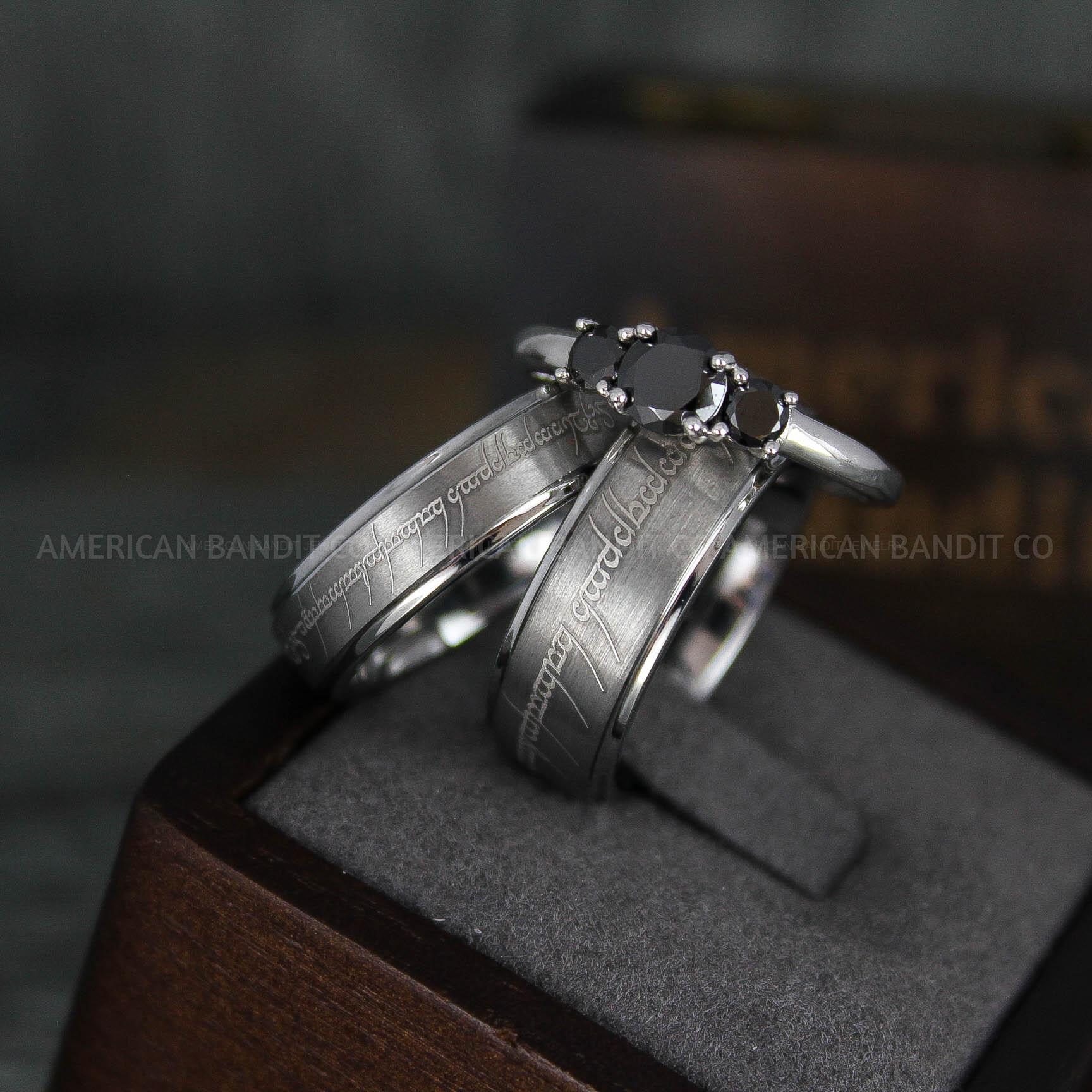 IMG_5982 Elvish Rings, Elvish Wedding Rings, Elvish Wedding Bands, Elvish Jewelry, Silver Wedding Rings - Image 1